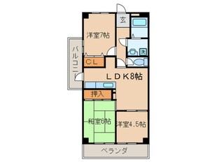 スイ－トプラザ白壁の物件間取画像